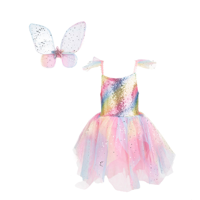 Dressup - Rainbow Fairy Dress with Wings