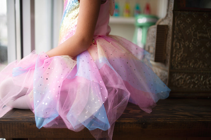 Dressup - Rainbow Fairy Dress with Wings