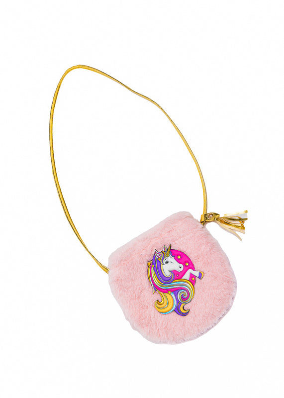 Petite Purse Bag - Fluffy Pink Unicorn