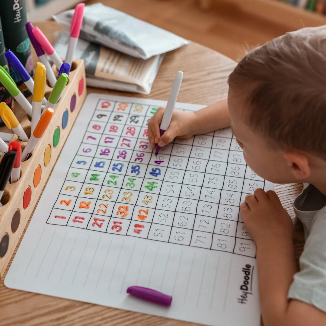 Reusable Colour-in Placemat 100 Squares