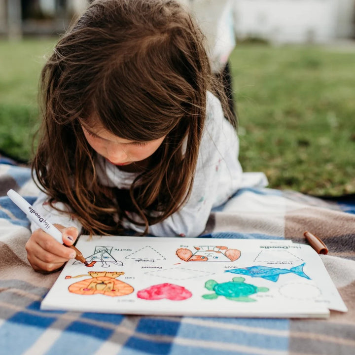 Mini Reusable Colour-in Placemat - Shape Shifters