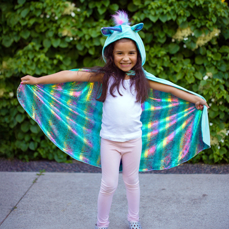 Dressup - Cape - Reversible Unicorn and Dragon Cape