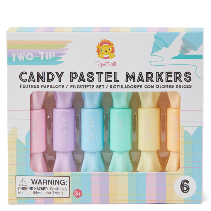 Two-Tip Candy Pastel Markers