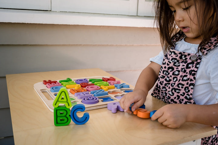 Wooden Tracing Puzzle - ABC Uppercase