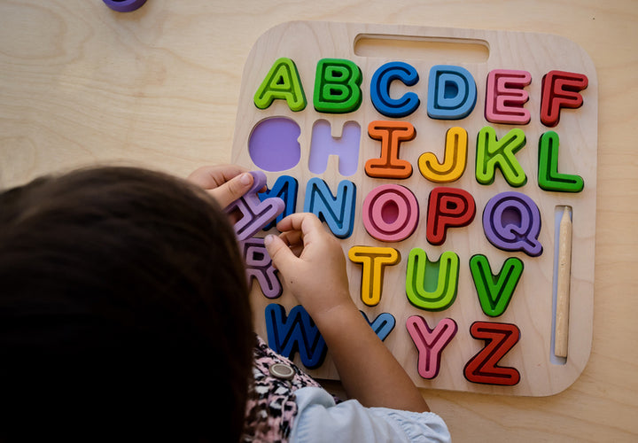 Wooden Tracing Puzzle - ABC Uppercase