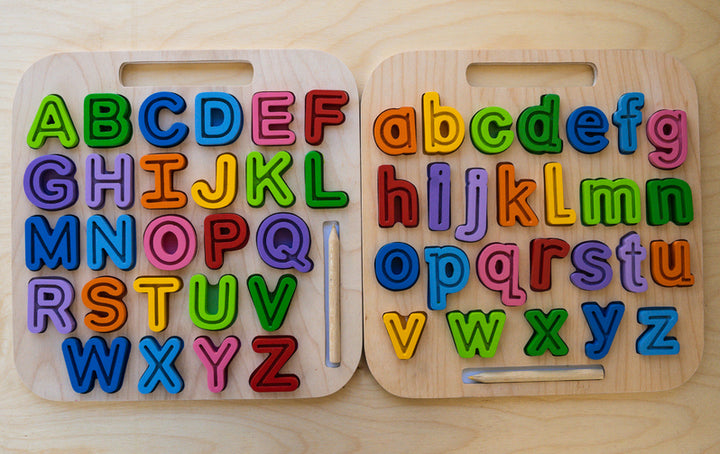 Wooden Tracing Puzzle - ABC Uppercase