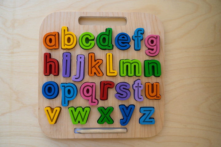 Wooden Tracing Puzzle - abc Lowercase