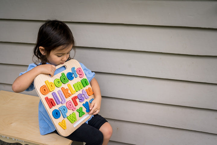 Wooden Tracing Puzzle - abc Lowercase