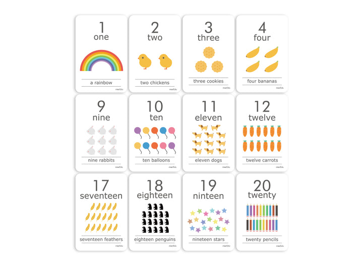 Flash Cards - Let's Count