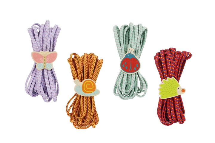 Jumping Rope Elastics with Wooden Charm