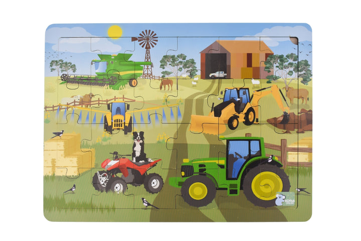 Jigsaw Puzzle - Farm Vehicles