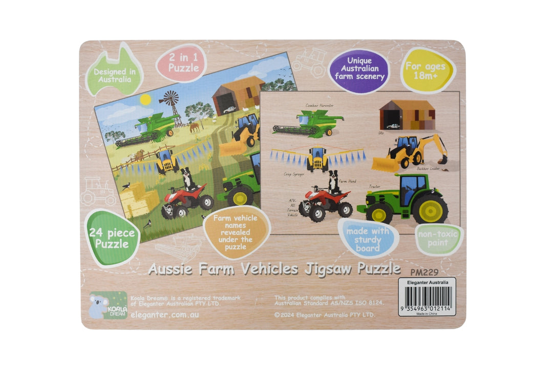 Jigsaw Puzzle - Farm Vehicles