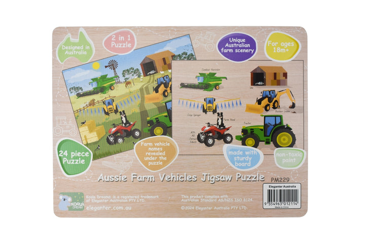 Jigsaw Puzzle - Farm Vehicles