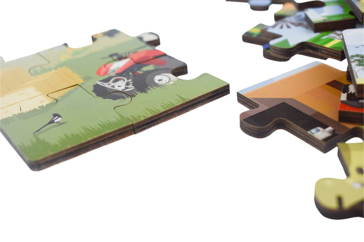 Jigsaw Puzzle - Farm Vehicles