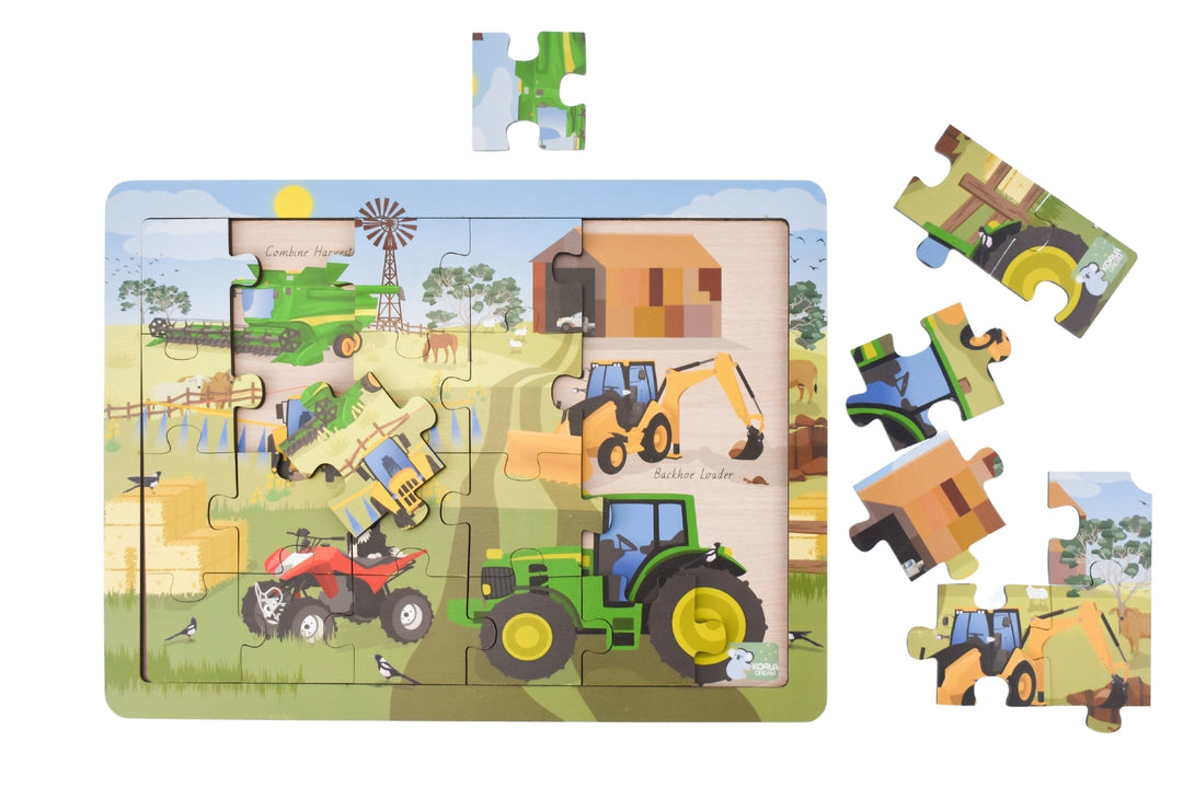 Jigsaw Puzzle - Farm Vehicles