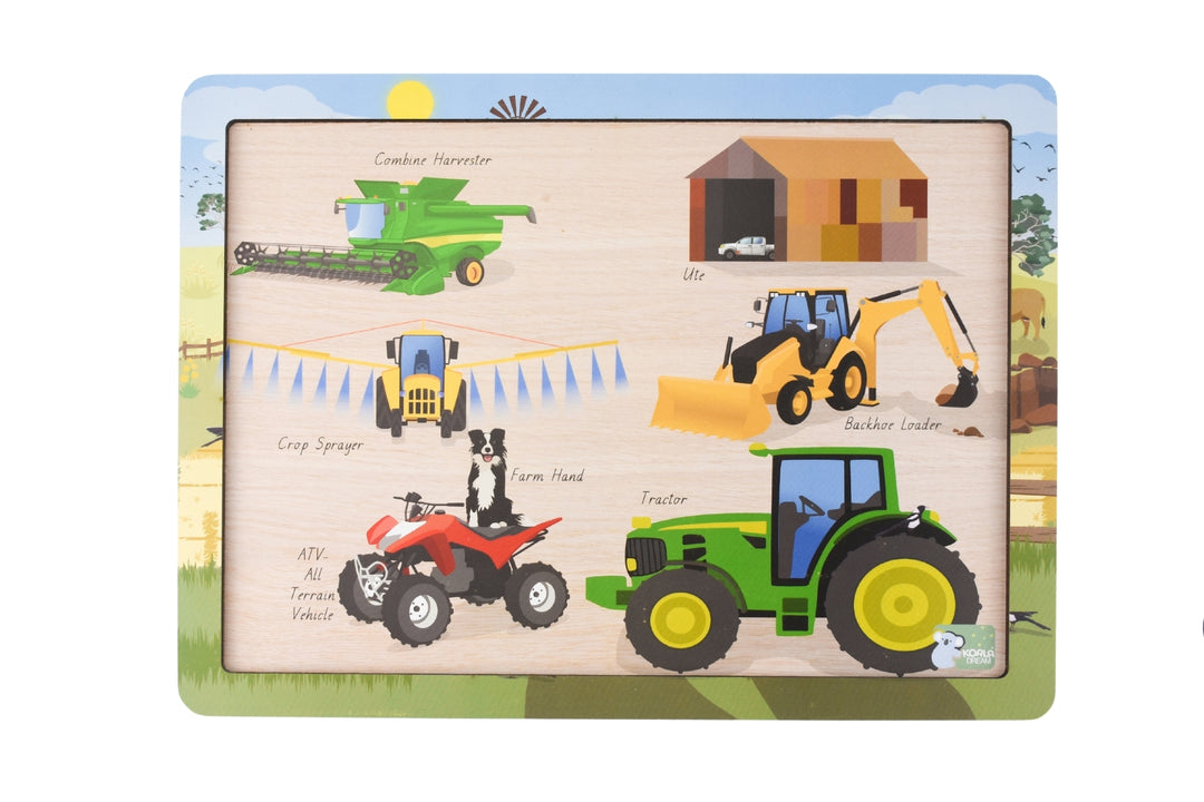 Jigsaw Puzzle - Farm Vehicles