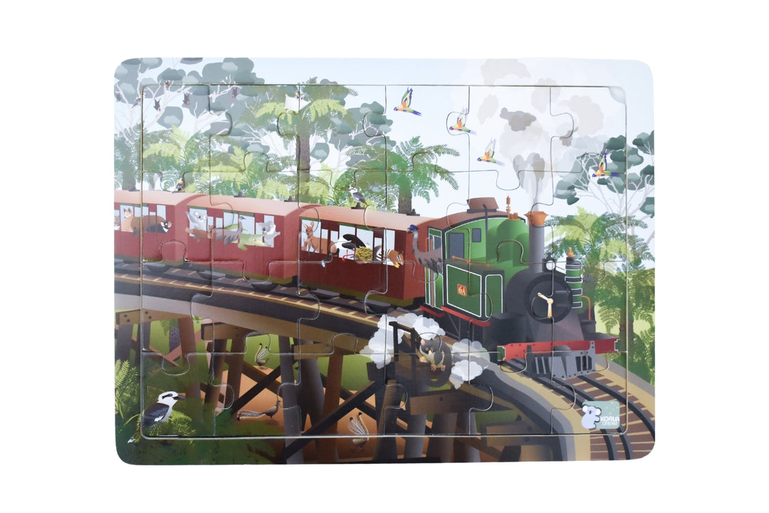 Jigsaw Puzzle - All Aboard Aussie Animals