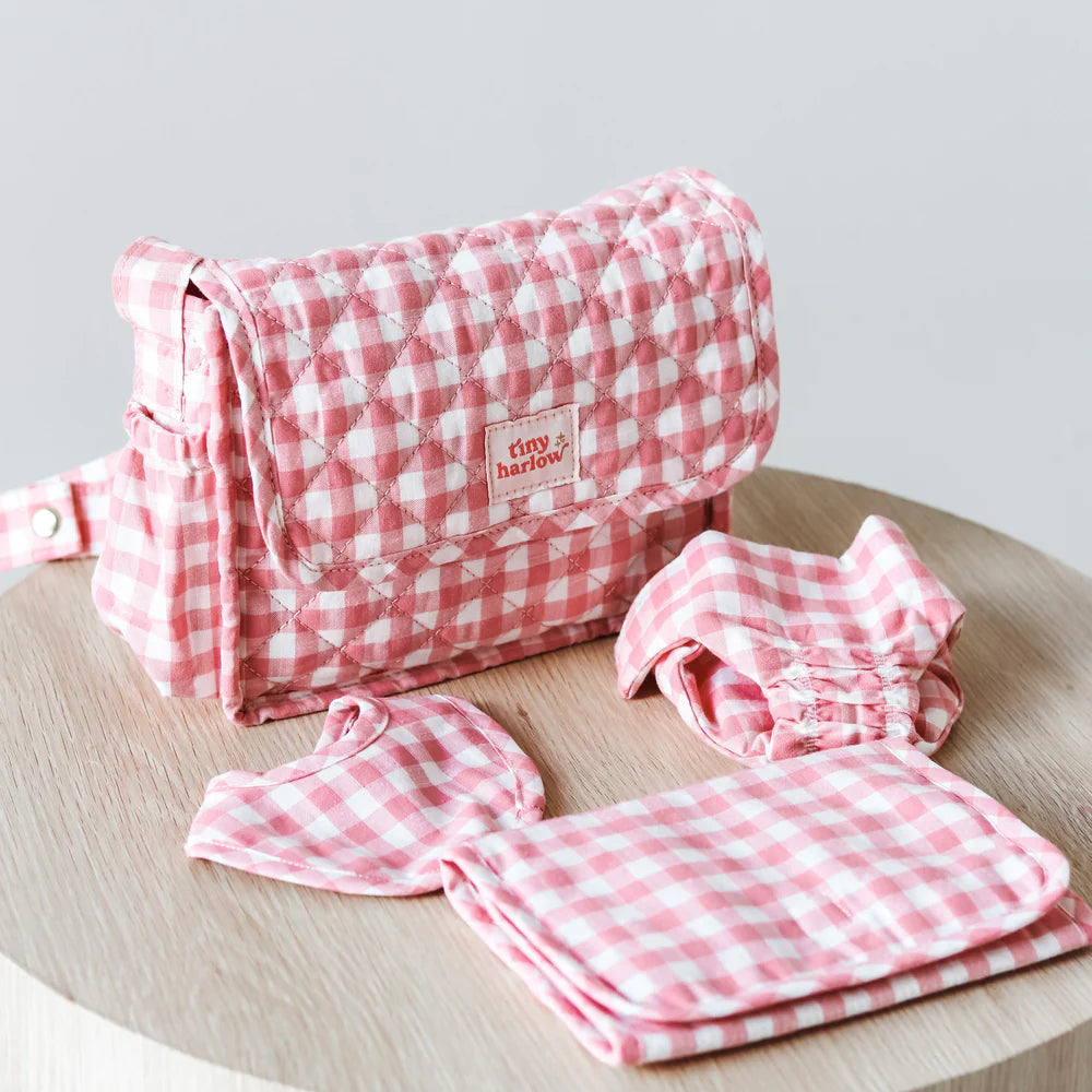 Dolls Nappy Bag Set