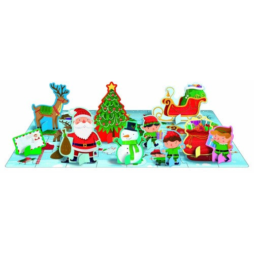 3D Puzzle and Book Set - Learn all About Christmas, 40 pcs