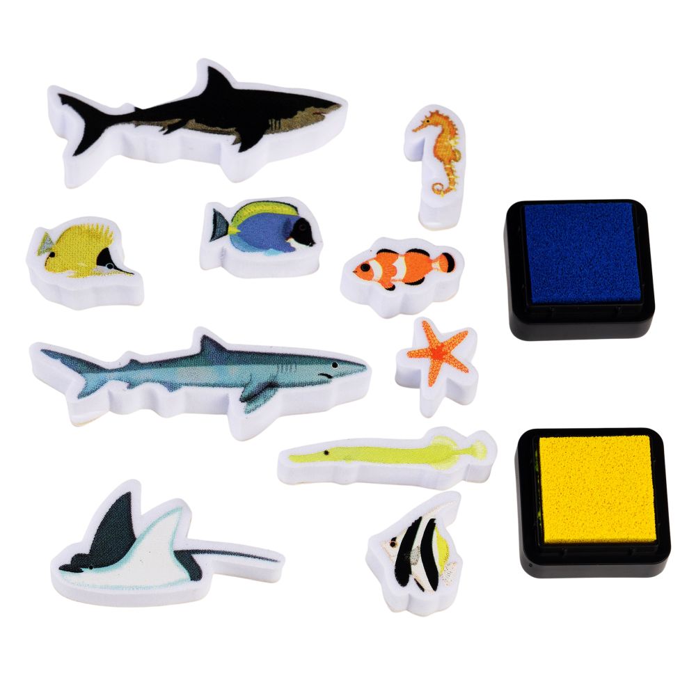 Rex London Set of Mini Stamps – Ocean