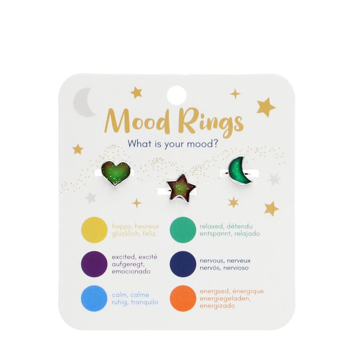 Rex London Glitter Rings –  Mood Rings