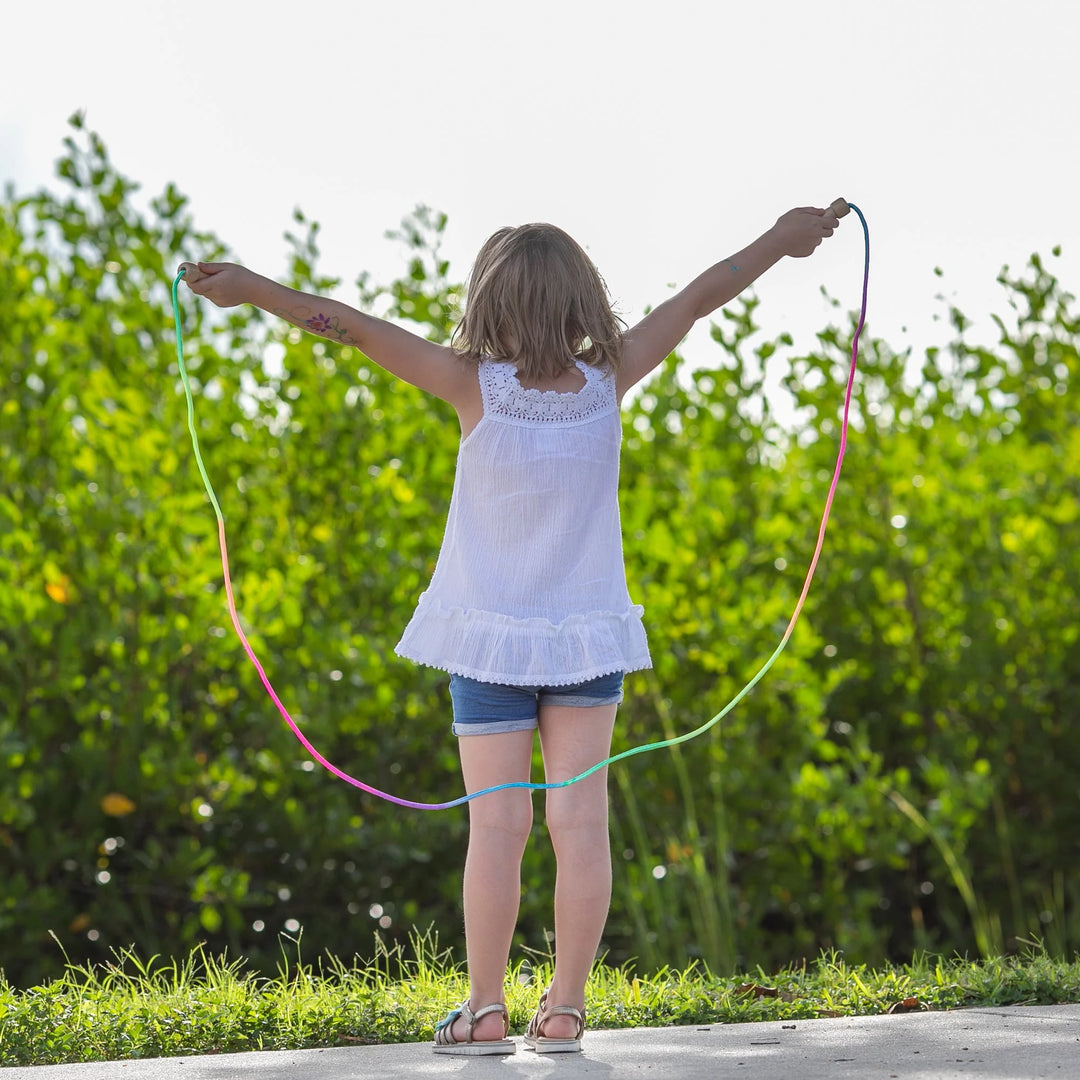 Daju Kids Skipping Rope - Adjustable Length with Wooden Handles