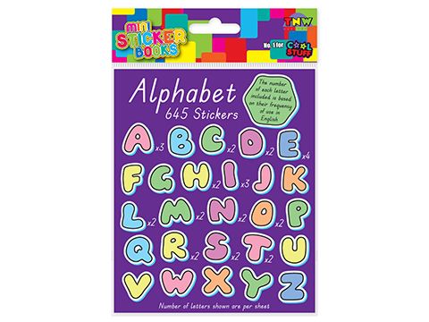 Mini Sticker Book - Alphabet 2