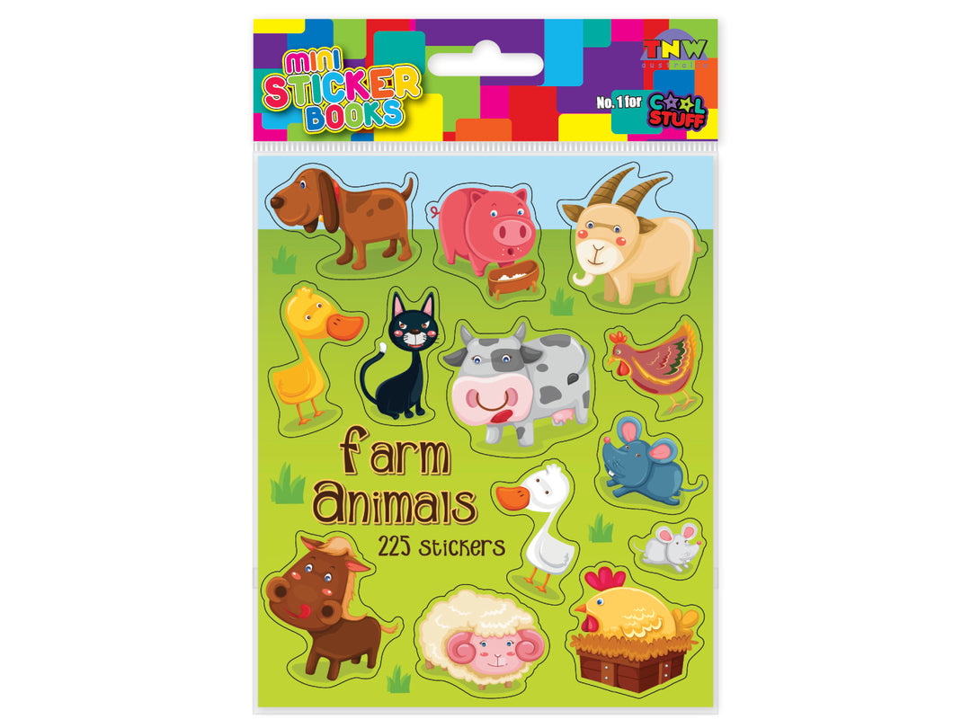 Mini Sticker Book - Farm Animals