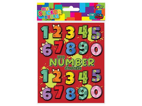 Mini Sticker Book - Numbers 2