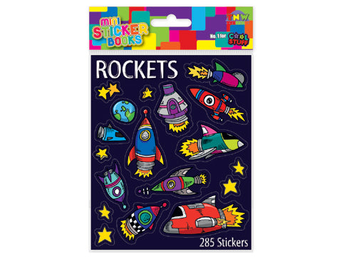 Mini Sticker Book - Rockets