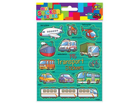 Mini Sticker Book - Transport 2