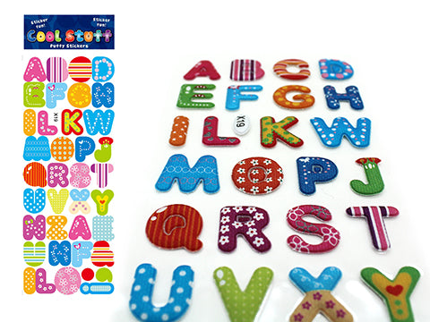 Puffy Stickers - Alphabet