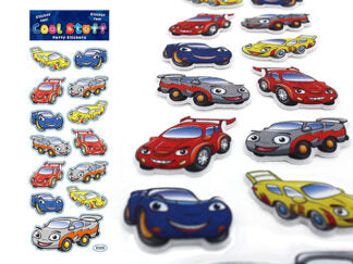 Puffy Stickers - Cars