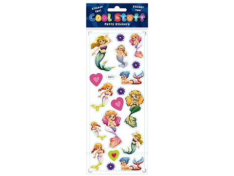 Puffy Stickers - Mermaids