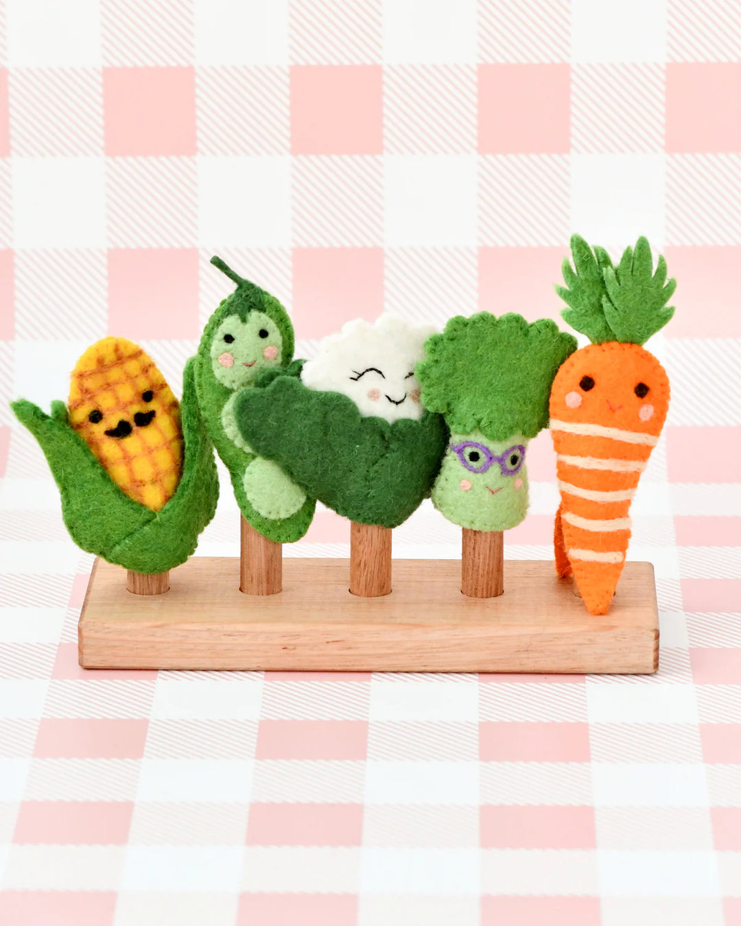 Finger Puppet Set - Vegetables