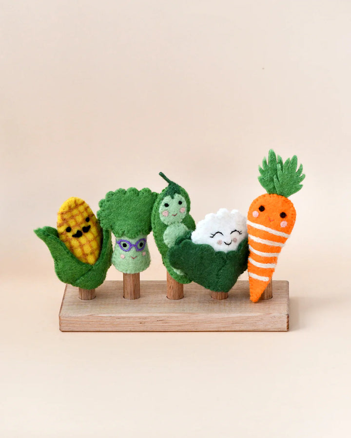 Finger Puppet Set - Vegetables