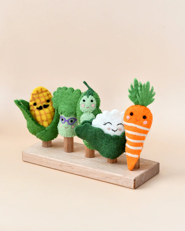 Finger Puppet Set - Vegetables