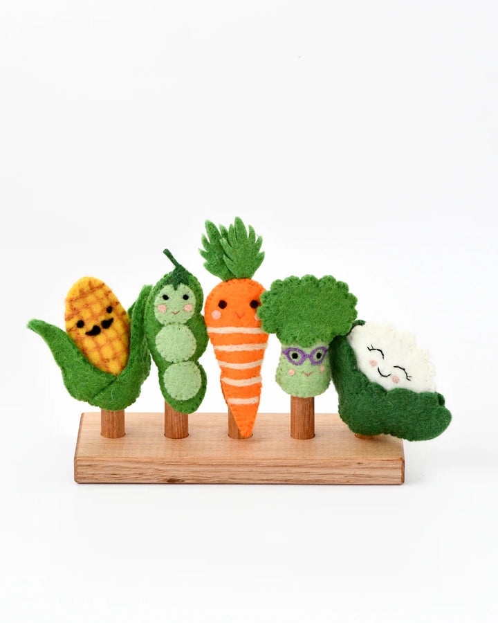 Finger Puppet Set - Vegetables