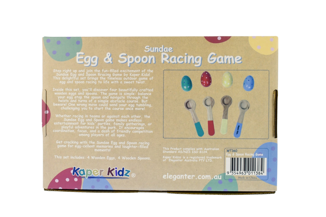 Sundae Egg & Spoon Racing Game