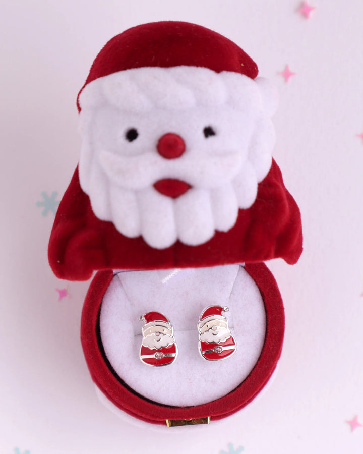 Enchanted Christmas Santa Claus Earrings