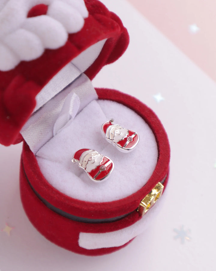 Enchanted Christmas Santa Claus Earrings