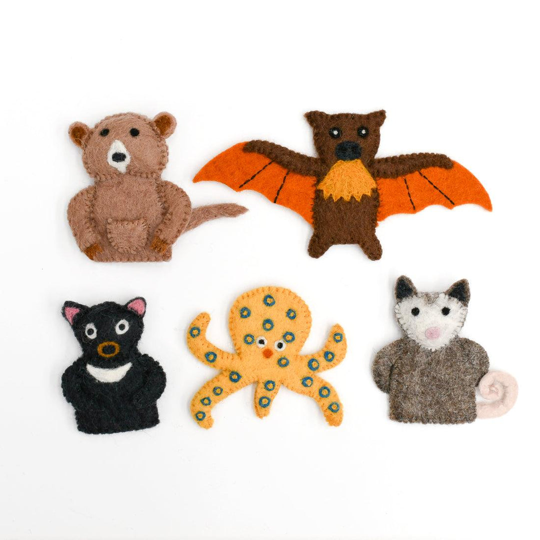 Finger Puppet Set - Australian Animals E