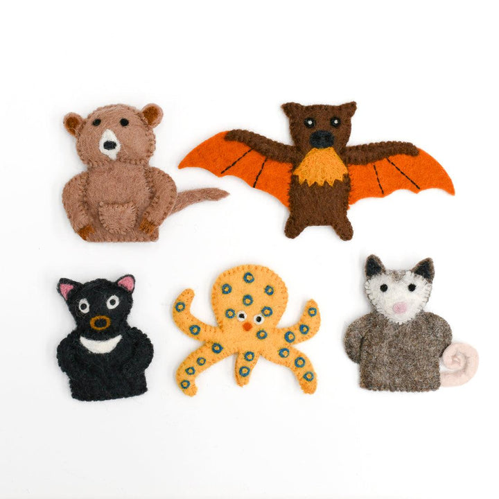 Finger Puppet Set - Australian Animals E