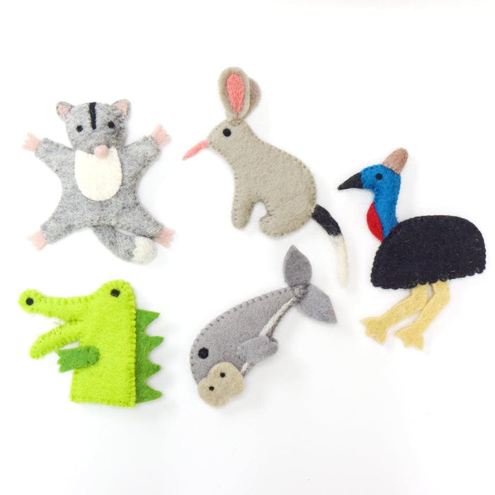 Finger Puppet Set - Australian Animals C