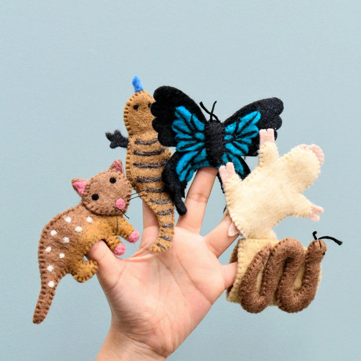 Finger Puppet Set - Australian Animals F