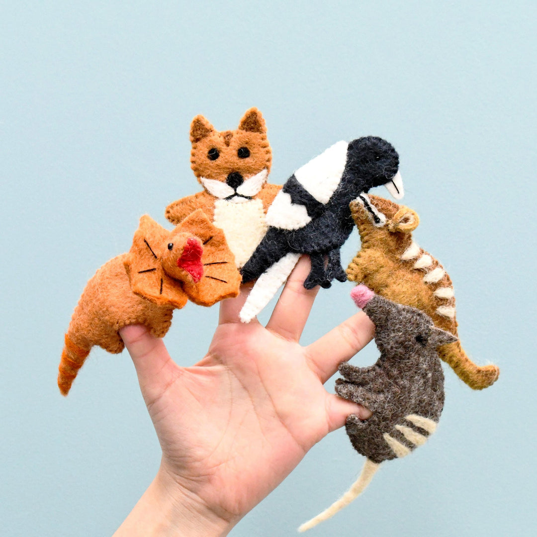 Finger Puppet Set - Australian Animals G