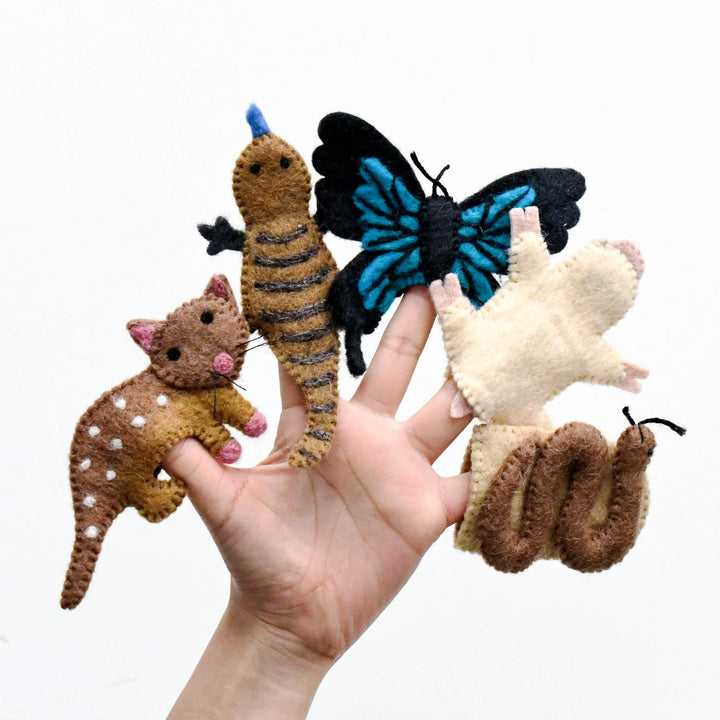 Finger Puppet Set - Australian Animals F