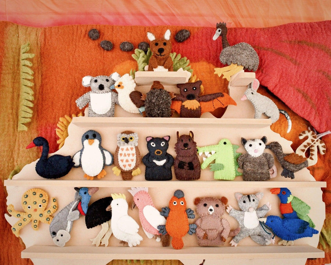 Finger Puppet Set | Australiana - Set of 25