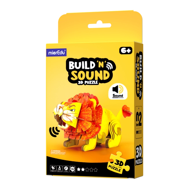 Build & Sound 3D Puzzle - Lion