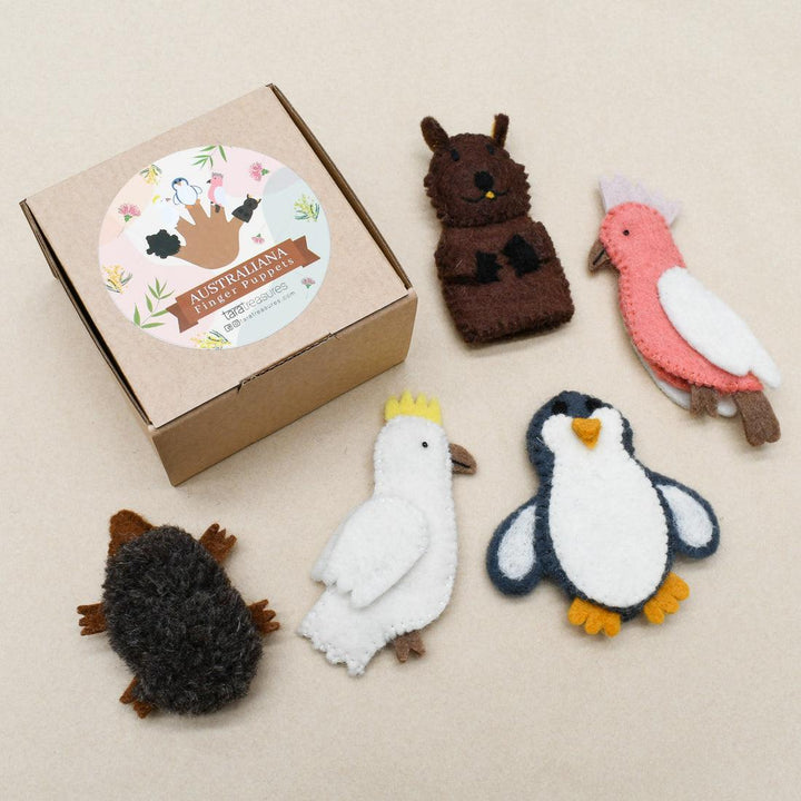 Finger Puppet Set - Australian Animals B